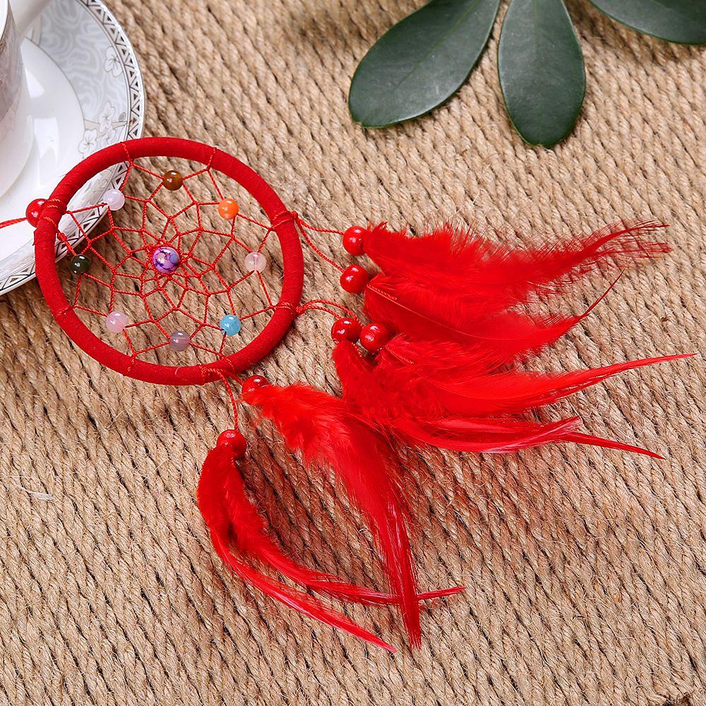 Ornament Feather Dreamcatcher Car Pendant Wind Chimes Dream Catcher Car Hanging Hanging Ornaments