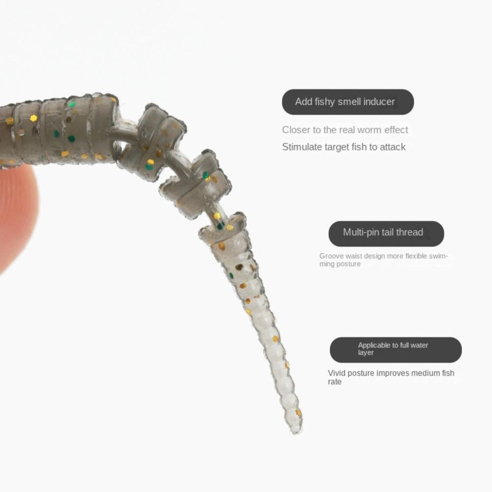 Многоцветные рыболовные мягкие приманки 4 см искусственные приманки рыболовные снасти приманки для зимней рыбалки