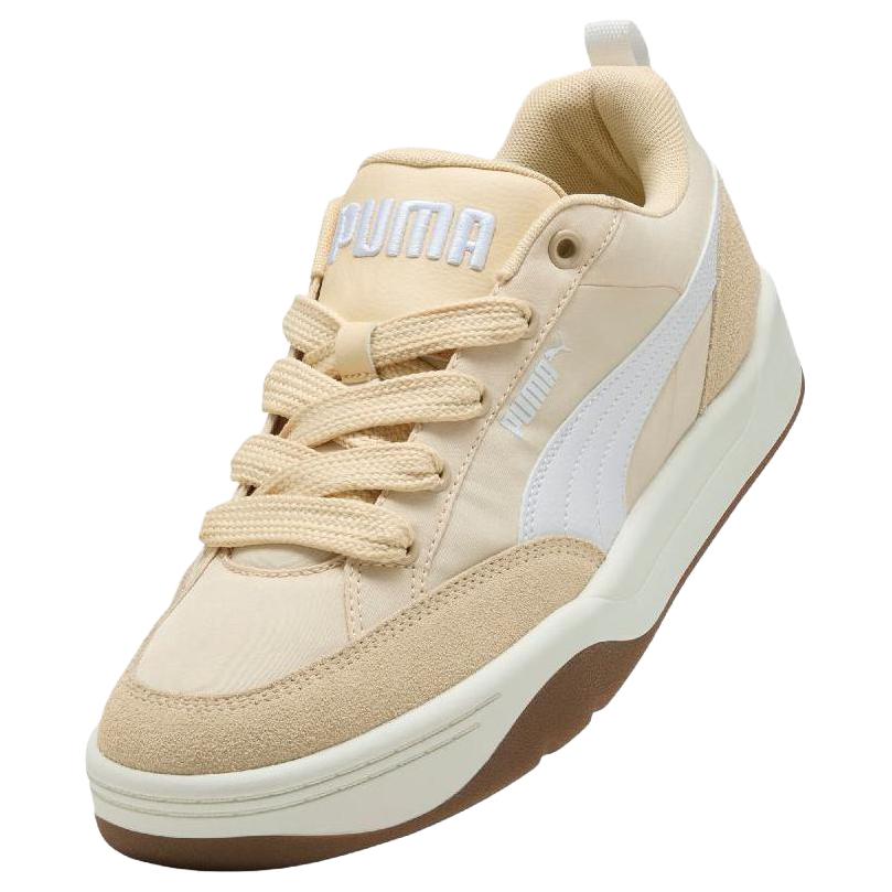 Puma Park Lifestyle Street Comfortable Versatile Shock Absorbing Lightweight Low Top Skate Shoes Unisex Sneakers Beige 397495-10