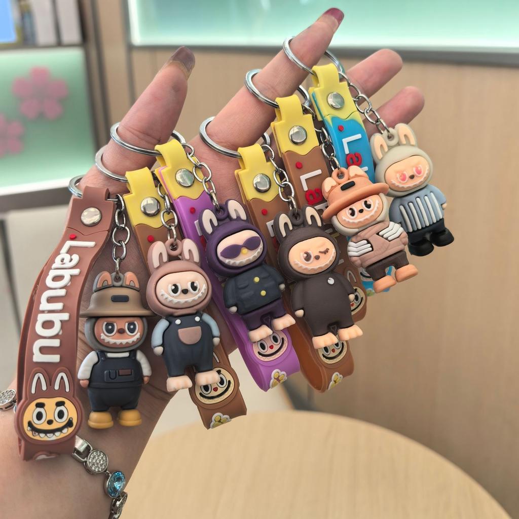 1 шт. Брелок-подвеска в виде овечки для пары, подвеска для ключей от машины или сумки