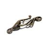Musical Note Zinc Alloy Earrings Hook Set for DIY Jewelry Making