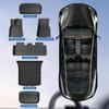 Floor Mats 6-Piece Set for Tesla Model Y Juniper 2025 2026, Front Rear Cargo Liners Waterproof Non-Slip Interior Accessories