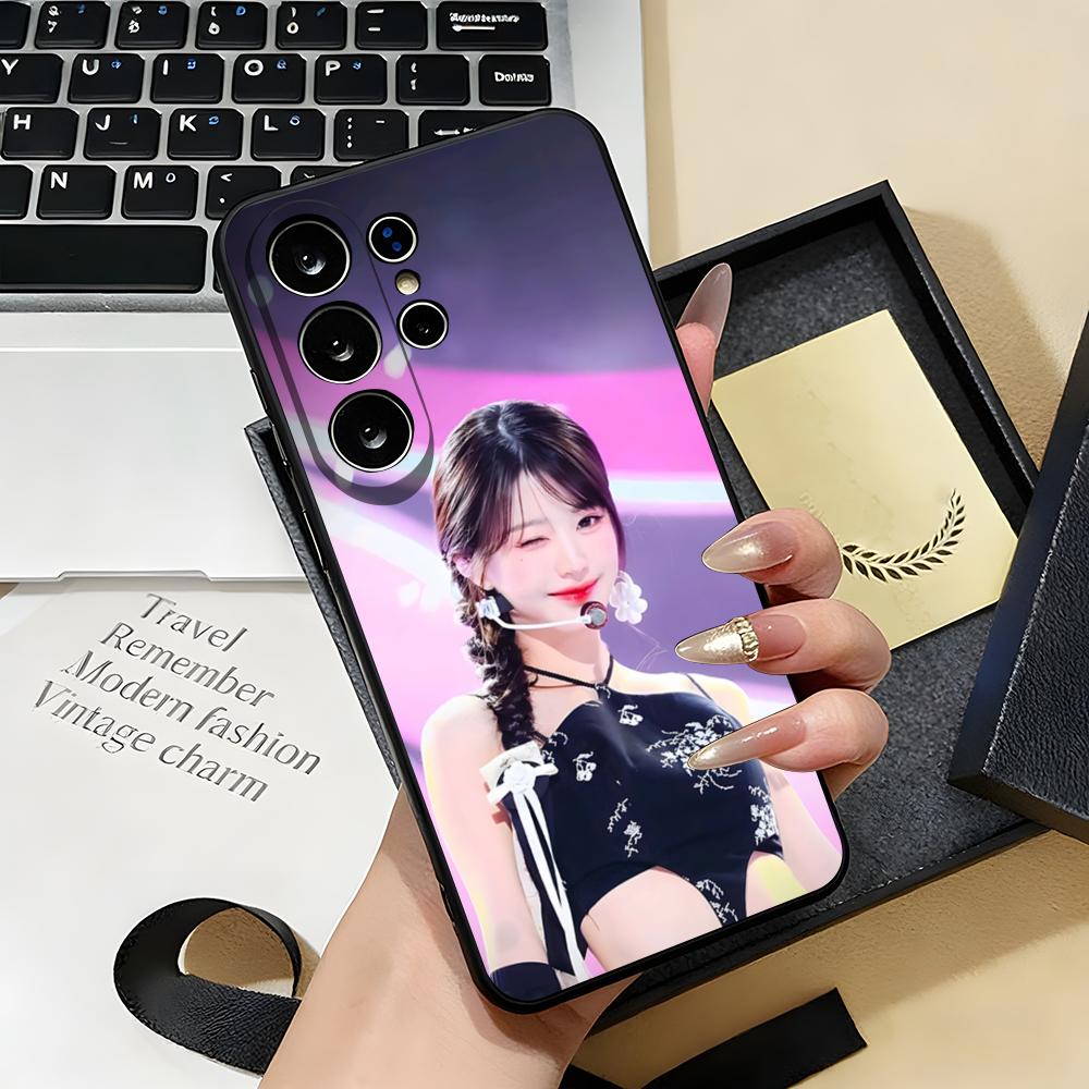 Singer J-Jang W-Won-young Phone Case For Samsung S26 S25 S24 FE S23 S22 S21 Plus S20 Ultra Note20Ultra Black Soft Shell