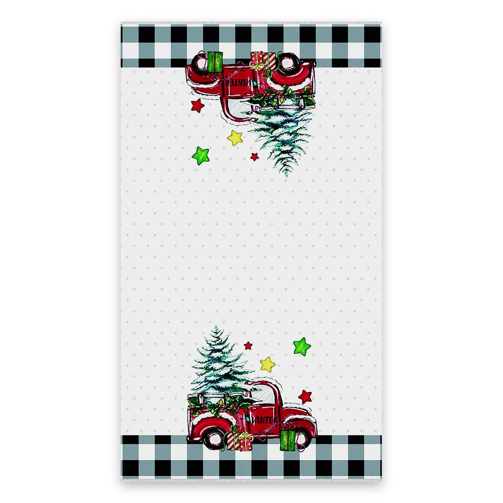 Cross-border New Product Hot-selling Models, Christmas Day Printed Towels, Kitchen Water-absorbing Small Towels, Hand Towels, To Customize