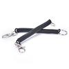 2 Tactical Retractable Plastic Spring Elastic Rope Securit Gear Tool Hiking Camping Keychain WACJY