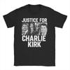 Легенды Не Умирают Подпись Чарли Кирка Смешная Футболка из Чистого Хлопка Футболки с Коротким Рукавом Одежда с Принтом Унисекс