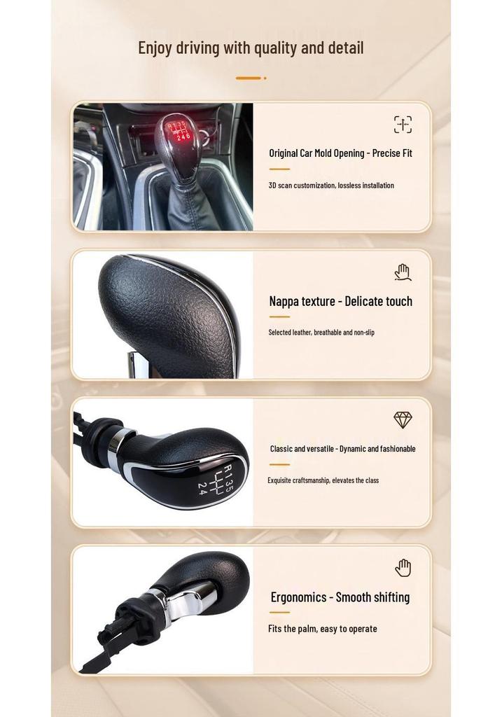 Светодиодная ручка переключения передач для Buick Excelle: Модифицированный аксессуар для интерьера автомобиля, 5/6-ступенчатый