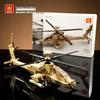 Военная модель вертолета Apache - Конструктор Wange 4007, Игрушка для сборки для мальчиков