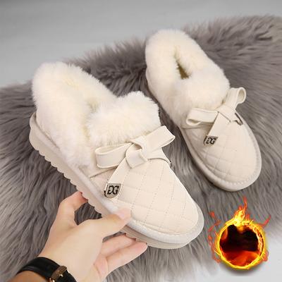 Женская зимняя обувь Comfort Plus Plus Plus Keep Warm Flats Shoes Женская повседневная обувь из хлопка без застежек