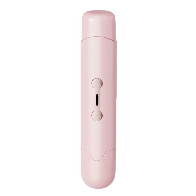 Depiladora eléctrica de doble cabezal para mujer, afeitadora corporal portátil para zonas íntimas