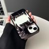 3D Чехол-клык с полыми элементами для рассеивания тепла для iPhone 16 15 14 13 12 11 Pro Max Ударопрочный Гальванизированный Мягкий Чехол