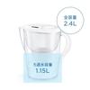 BRITA Water Filter, Jug-Style, PFOS/PFOA Removal Tested, 1.15L Filtered Water Capacity (2.4L Total Capacity) [Official Japanese Product] Includes 3 Ma