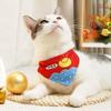 Cat Triangle Bandana Pet Bib - Stylish Small Dog Neck Scarf Accessory