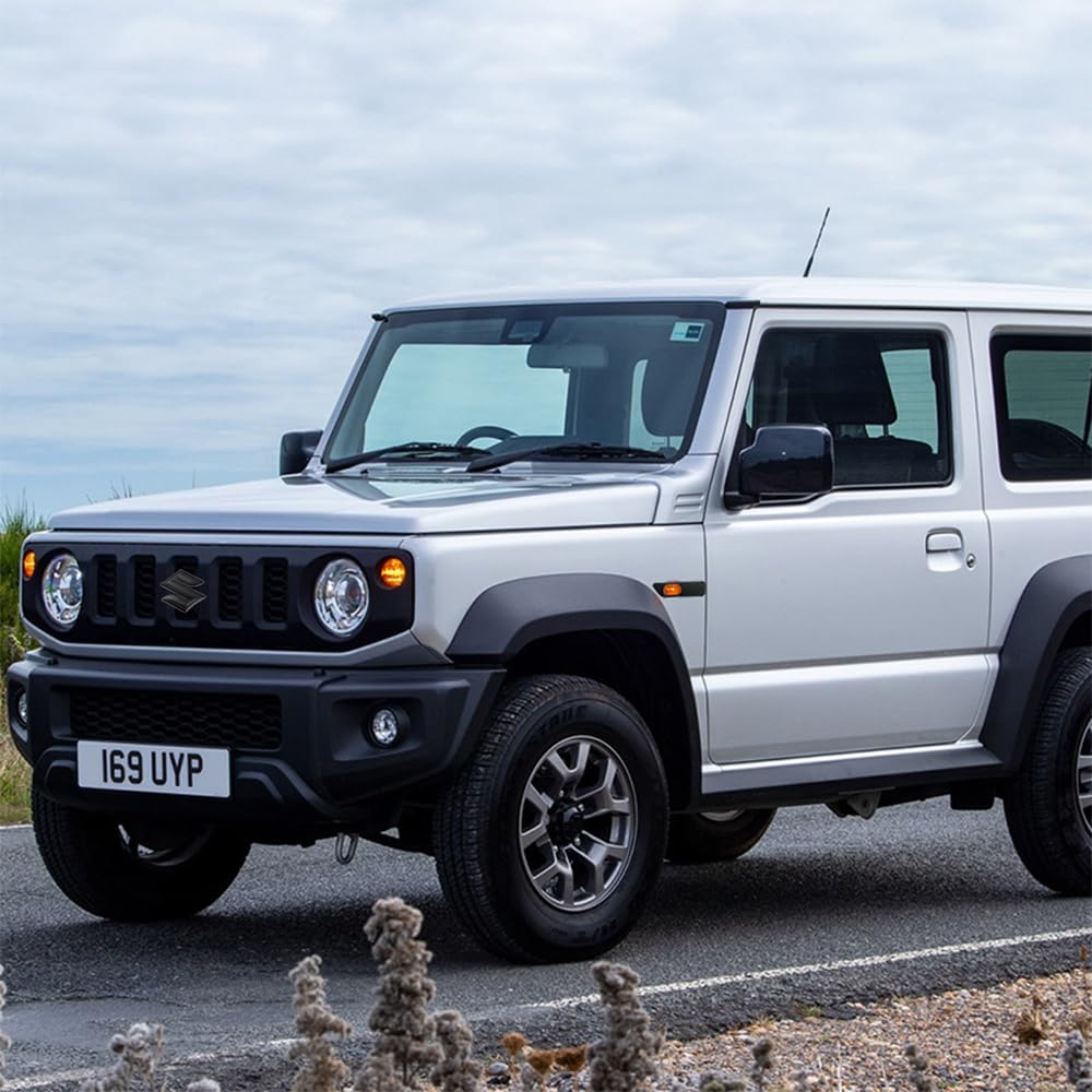 Selinear Suzuki Jimny 3D Easy To Peel Scratch and Stain Compatible with JB64 and JB74 Emblem, ABS, Apply, Back, Resistant, (Matte Black)