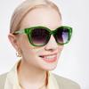 1 шт. Новые модные солнцезащитные очки конфетного цвета в европейском и американском стиле, трендовые солнцезащитные очки для уличной фотографии