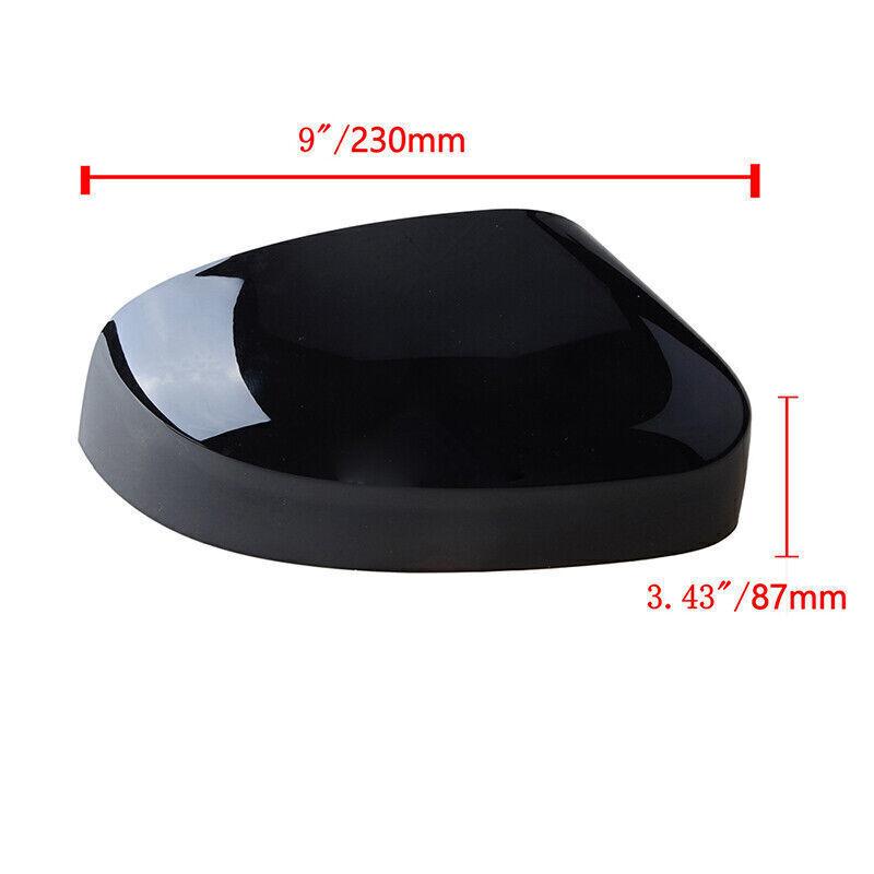 Rear View Mirror Cover Cap Replacement Gloss Black For Ford Focus 2012 2013 2014