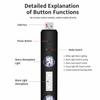 Rechargeable Car Atmosphere Lamp USB Charging RGB Led Car Interior Light  Birthday Party
