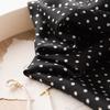 Mulberry Silk 53 Шелковый шелковый шарф High Sense 2025 Летний универсальный черный шелковый шарф в горошек с принтом на шее Маленький квадратный шарф