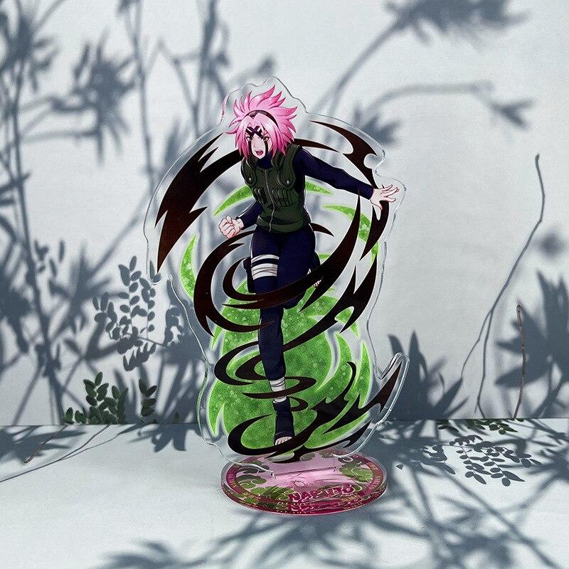 16cm Naruto Uzumaki Naruto Uchiha Sasuke Obito Itachi Madara Kakashi Anime Figures Acrylic Stand Decorations Model Toys