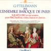 LP Record ENSEMBLE BAROQUE DE PARIS - G-ph.telemann/3quaturs Et Trio Sona ERA1030 RVC 1975 Japan Classical Used