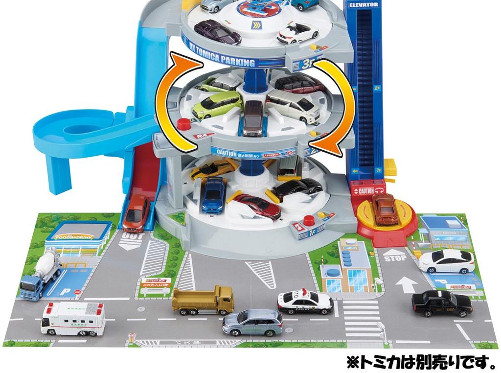 Tomica Guru Guru DX Tomica Parking Unisex Shoot!!