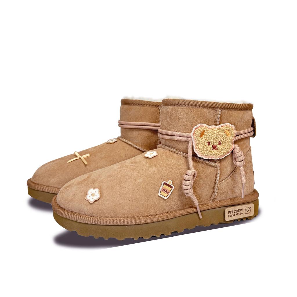 UGG CLASSIC MINI Женские зимние ботинки Коричневые 1016222-CHE(Team384-BOX)