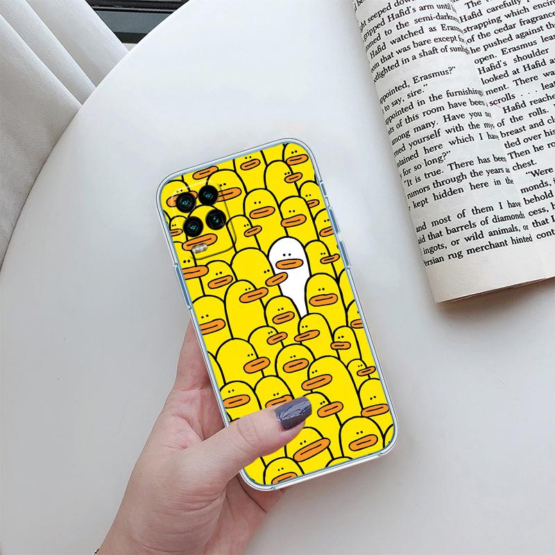 DUCK Cartoon Phone Case for Motorola Moto G10 G20 G30 G31 G32 G34 G35 G41 G42 G50 G51 G52 G55 G60 G60S G62 G71 G72 G75