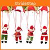 Festive Santa Claus And Snowman Parachute Hanging Toy For Christmas Home Decor