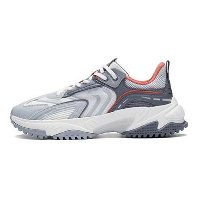 Li Ning Star Trail Classic амортизирующие нескользящие износостойкие дышащие низкие спортивные повседневные туфли мужские кроссовки белые серые AGCS263-3