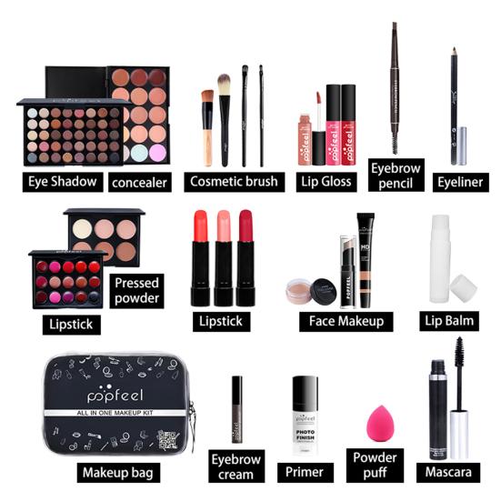 25Pcs/Set Makeup Kit Professional Universal Full Set