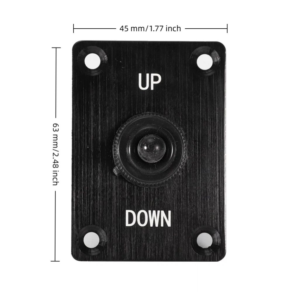 Waterproof Cap Windlass Control Panel Aluminum Control Trim Switch Momentary Switch Panel Boat
