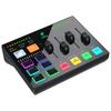 TONOR Gaming Audio Mixer, TX310, RGB Audio Interface with XLR/6.35mm Connectors, Instrument Input Support, Voice Changer Button, Custom Sound Effects,