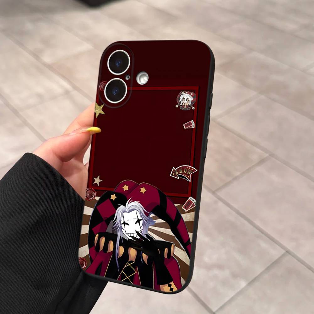Чехол для телефона 'Цирк уродов Пьеро' для iPhone 17 16 14 15 13 12 11 Pro Max Plus Силиконовый мягкий чехол