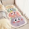 Cute Cartoon Carpet Long Carpet Rug Live Room Bedroom Bedside Blanket Welcome Mat Absorbent Bathroom Mat Home Decoration