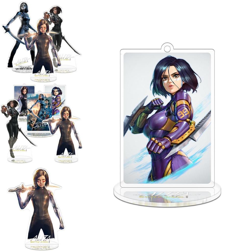 Collectible New Movie Alita Battle Angel Acrylic Model Stand Figure Toy Desk Decor