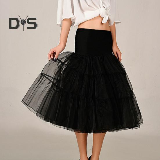 Эластичная талия, свадебный кринолин, многослойная шикарная чистая цветная юбка для выпускного вечера