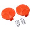 2 шт. Крышка катушки с леской для триммера 385022-03 Для Black & Decker GH400 GL4525 GL5028 GLC120 GLC13 GLC14 GLC1423 GLC1823L GLC1825