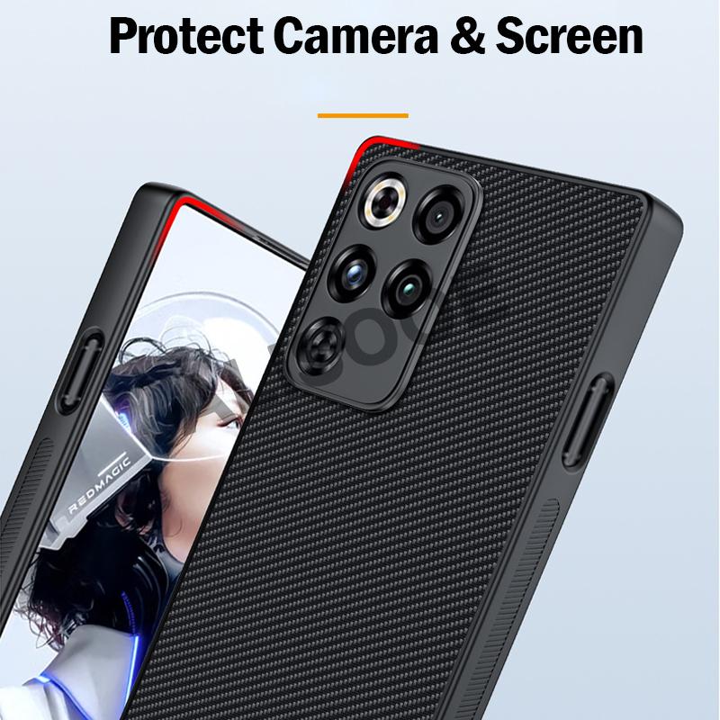 Для Nubia Red Magic 11 Pro Plus Чехол Роскошная Текстура волокна PU-кожа Защита Задняя крышка Capa для RedMagic 11 Pro+ Funda