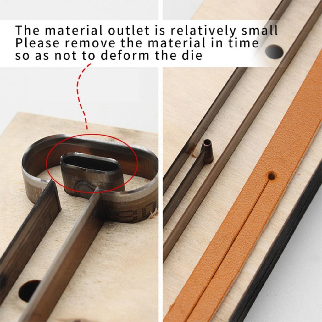 Практичный кожаный шаблон для украшения сумки, длинный соединительный ремень, кожаная резка, форма для самостоятельного изготовления шнура, штамп для вырубки кожи