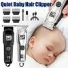 Тихий набор для стрижки волос младенцев - Безопасная машинка, Бесшумная для новорожденных, Скругленные лезвия, Перезаряжаемая, Безболезненная и без страха стрижка дома для детей