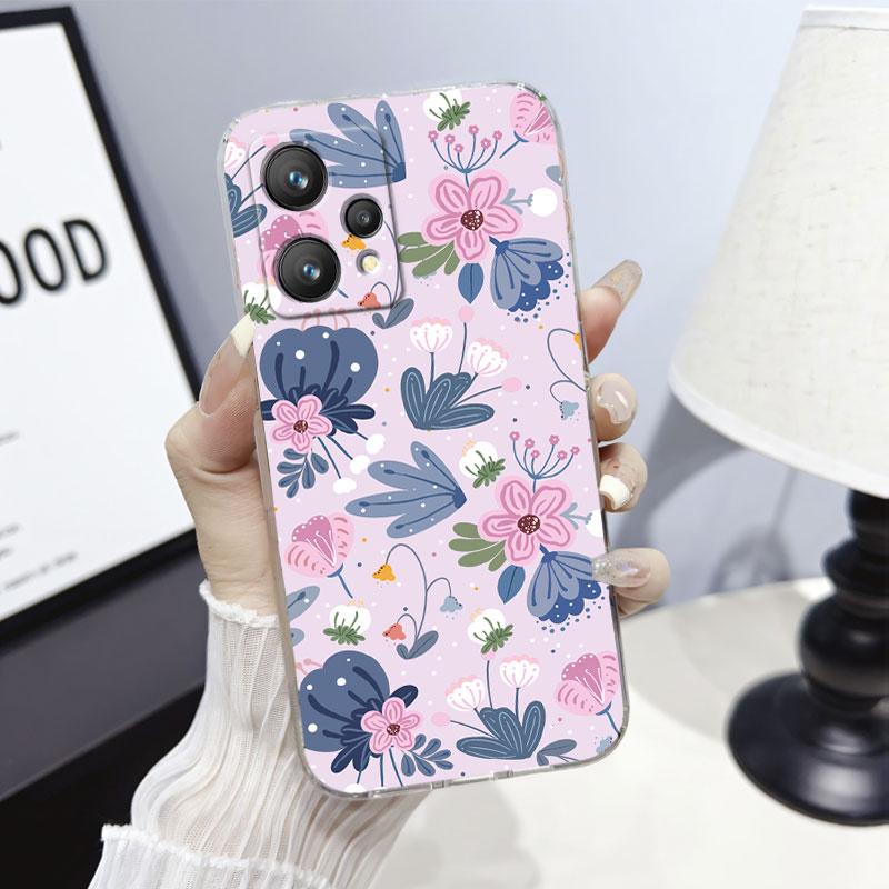 Для Realme Narzo 50A N55 50A Prime 30A 50 4G Чехол-обложка Для Narzo 30 5G Мраморный Прозрачный Мягкий Силиконовый Чехол для Телефона Fundas Кот Capa