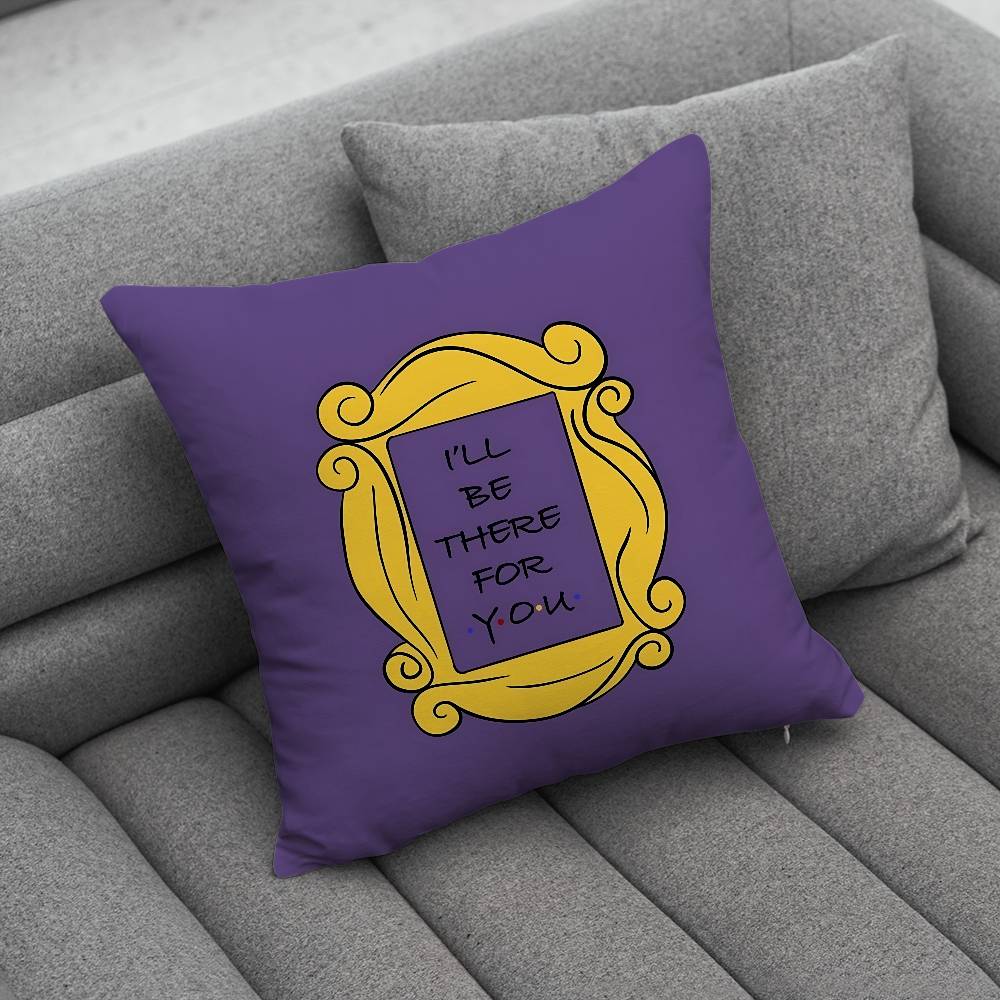 Classic Friends TV Show Pillow Case For Home Bedroom Car Office Decoration Living Room Sofa Cushion Cover Suitable