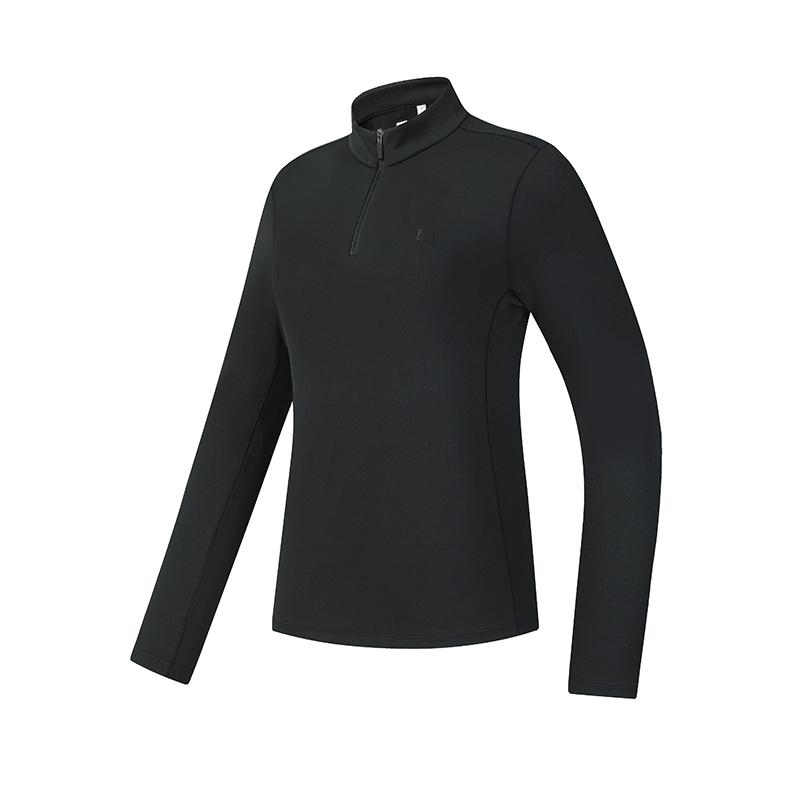 Fila Исследуйте функциональную футболку Optima Simple Спортивная тренировка На открытом воздухе Удобная Дышащая Приталенная Универсальная Футболка с длинным рукавом A11W617210FBK