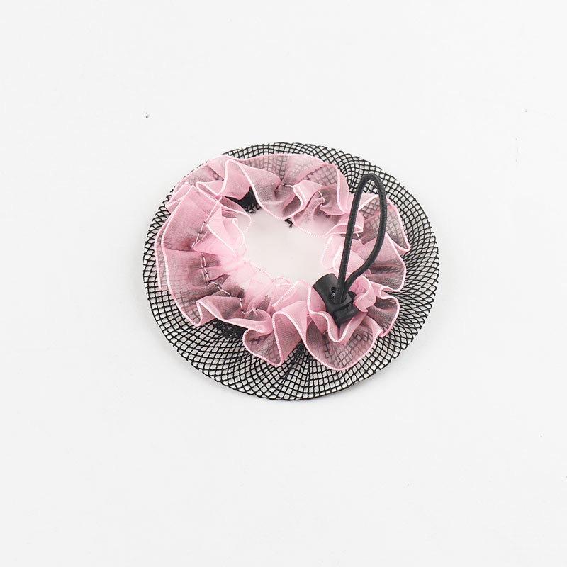 Невидимая сетка для волос, сетчатый карман, бесшовная повязка на голову для девочек, головные уборы для балета и танцев, пучок для волос, головной убор, аксессуары для волос, головной убор