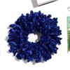 Pure Color Ponytail Holder Muslim Headwear Scrunchie Ornament Velvet Hair Rope
