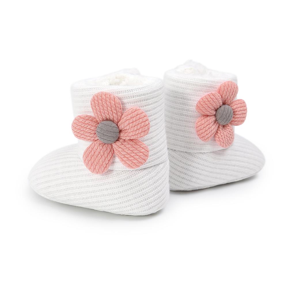 MYGGPP Boots Warm 0-1 Year Old Baby Soft Bottom Shoes Baby Shoes Padded Snow Boots Cotton Boots Baby Shoes Cloth Bottom