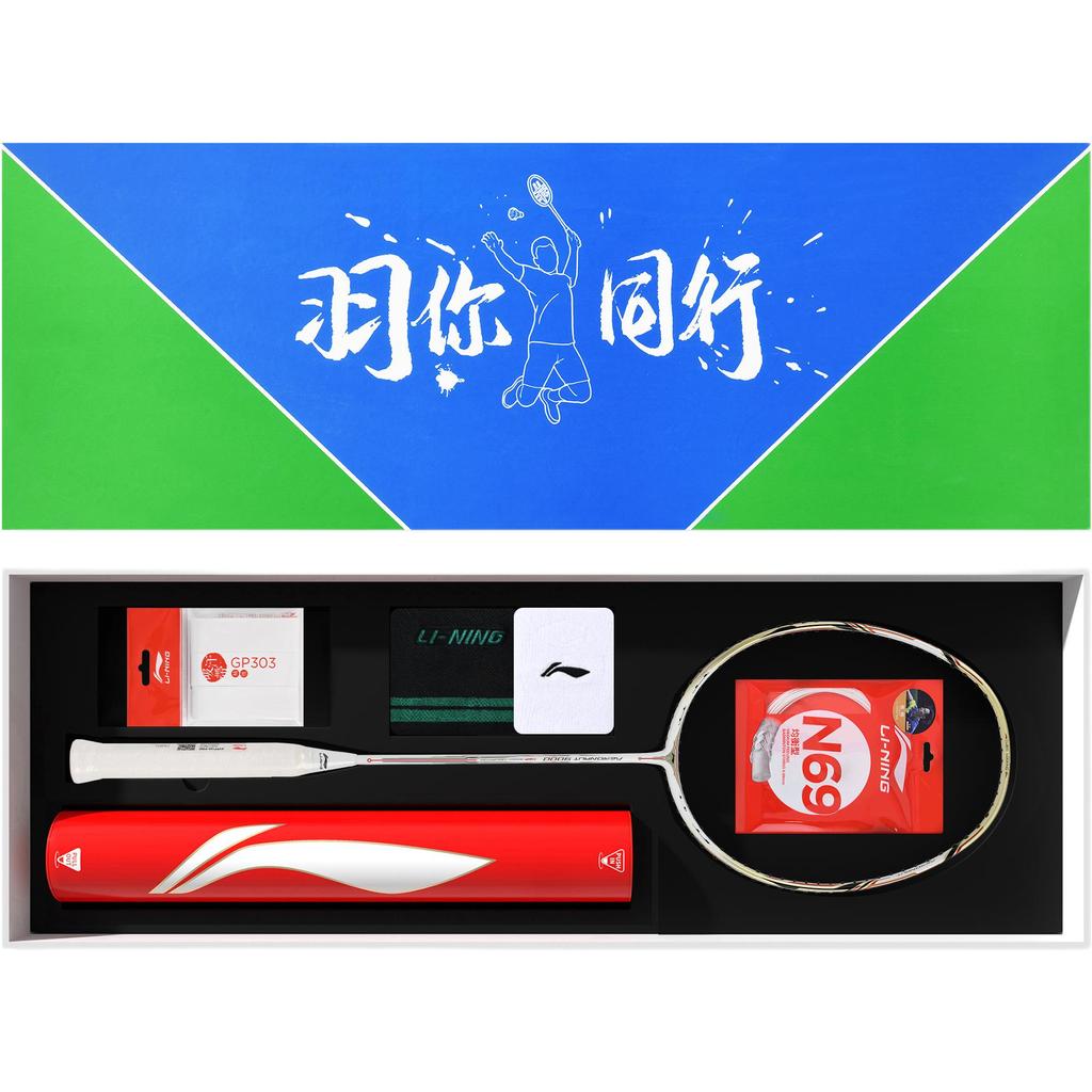 Li Ning Ветрозащитная 9000 Углеродное волокно+Смола Углеродное волокно Бадминтонная ракетка Тип контроля Универсальная Защита Профессиональная AYPP124-1000
