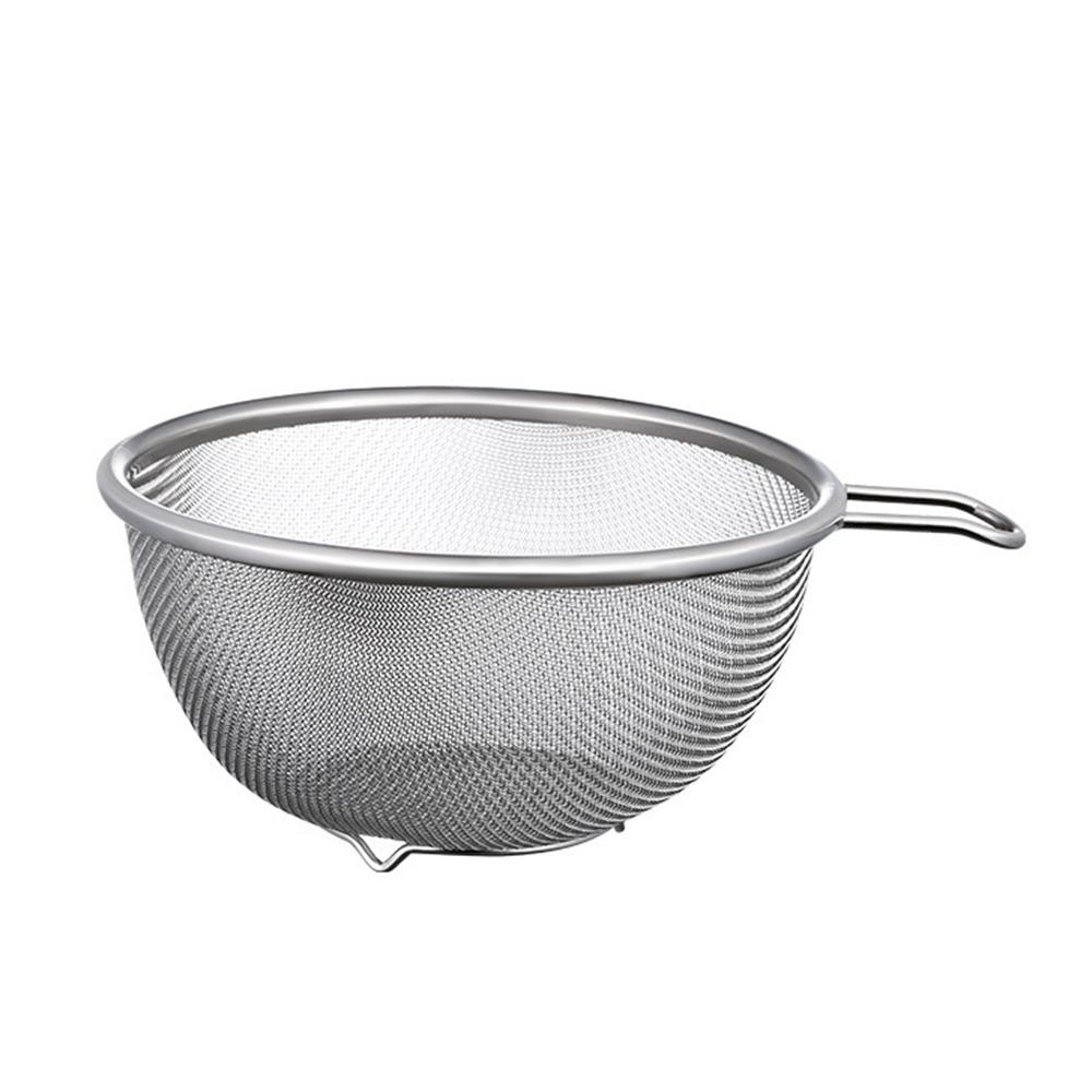 with Handle Bowl 304 Stainless Steel Fine Mesh Strainer Colander Basket Kitchen Tool