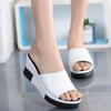 Women Summer Open Toe Wedges Slippers Beach Walk Shoes Sandals Casual Shoes Summer Lady Beach Casual Shoes
