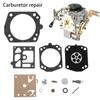 12pcs Gasket Needle Trimmer Echo Chainsaw Brush Cutter Gasket Diaphragm Carburetor Carb Repair Kit